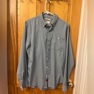 Mountain Khakis classic blue and white checkered shirt like new!